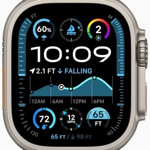 Apple Watch Ultra 2 [GPS + Cellular, 49mm] - Titanium Case with Blue Ocean Band