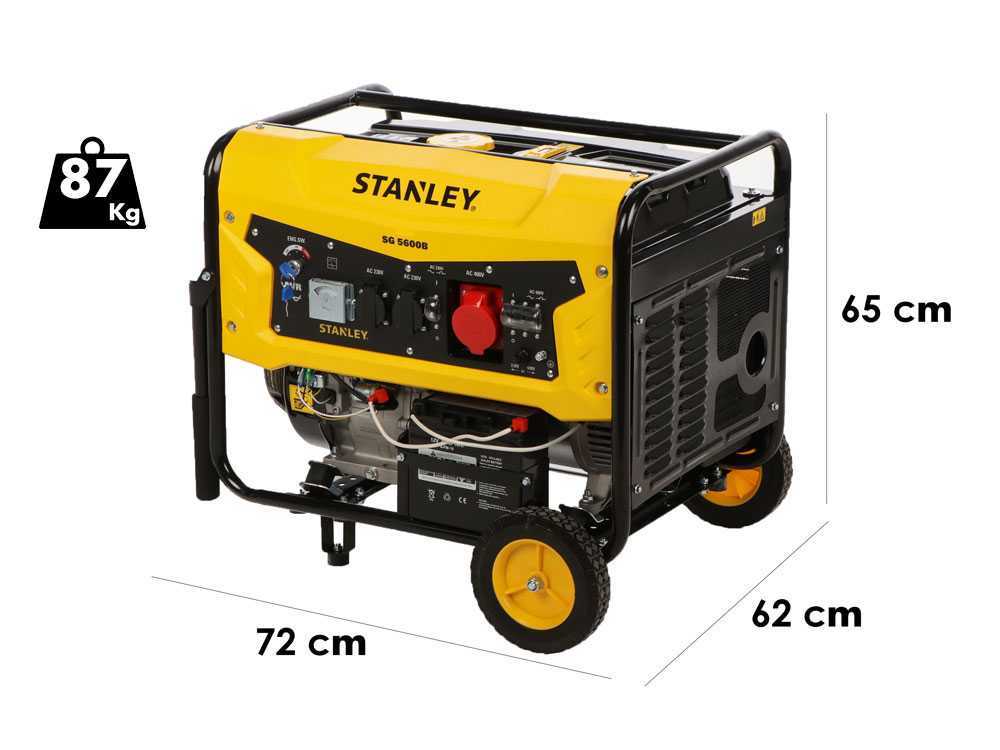 Stanley SG 5600 Basic Generator 5.0 kW - Image 2